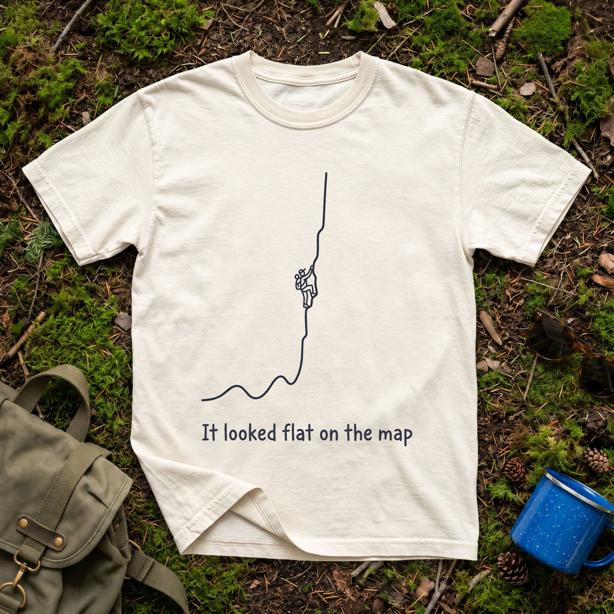 Flat on the Map T-Shirt