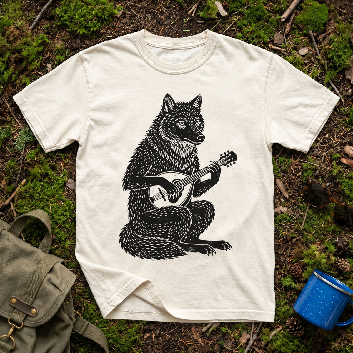 The Mandolin Wolf T-Shirt