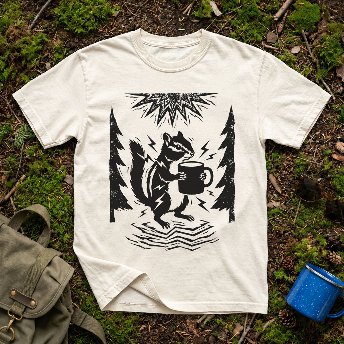 The Caffeinated Chipmunk T-Shirt