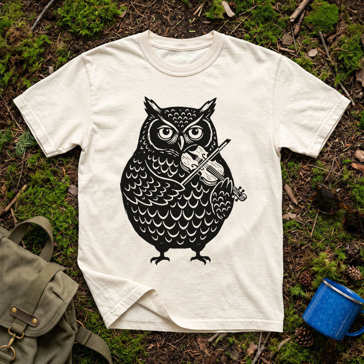 The Fiddle Owl T-Shirt