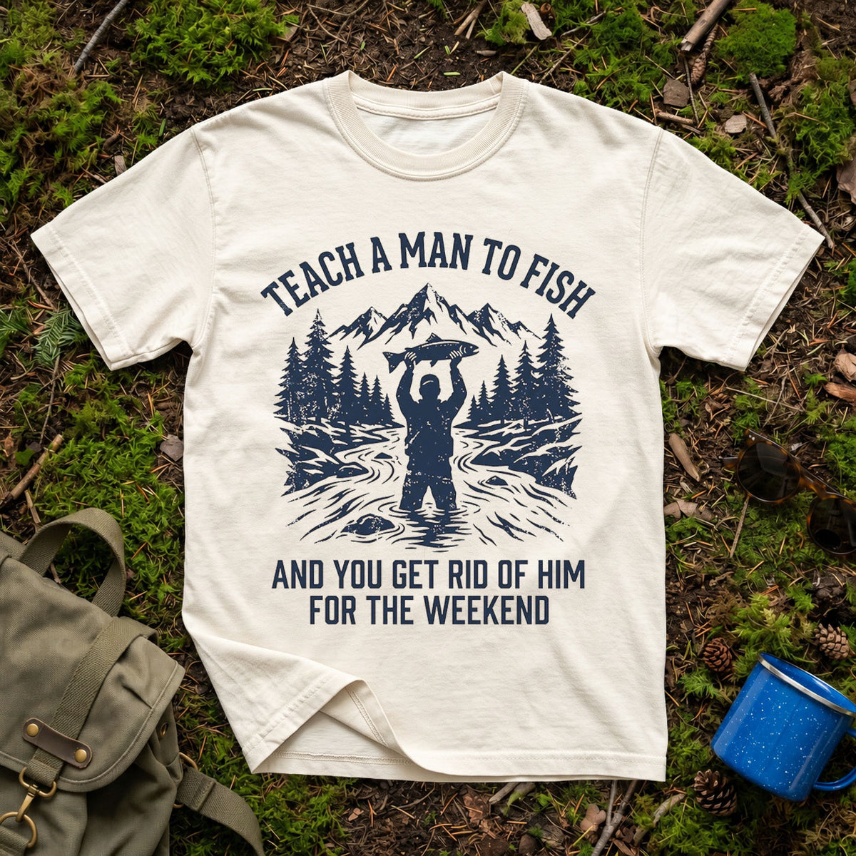 Teach a Man to Fish T-Shirt