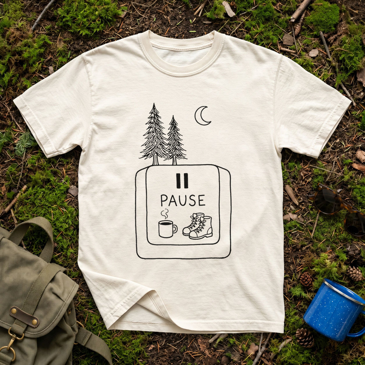 Pause on the Trail (Key) T-Shirt