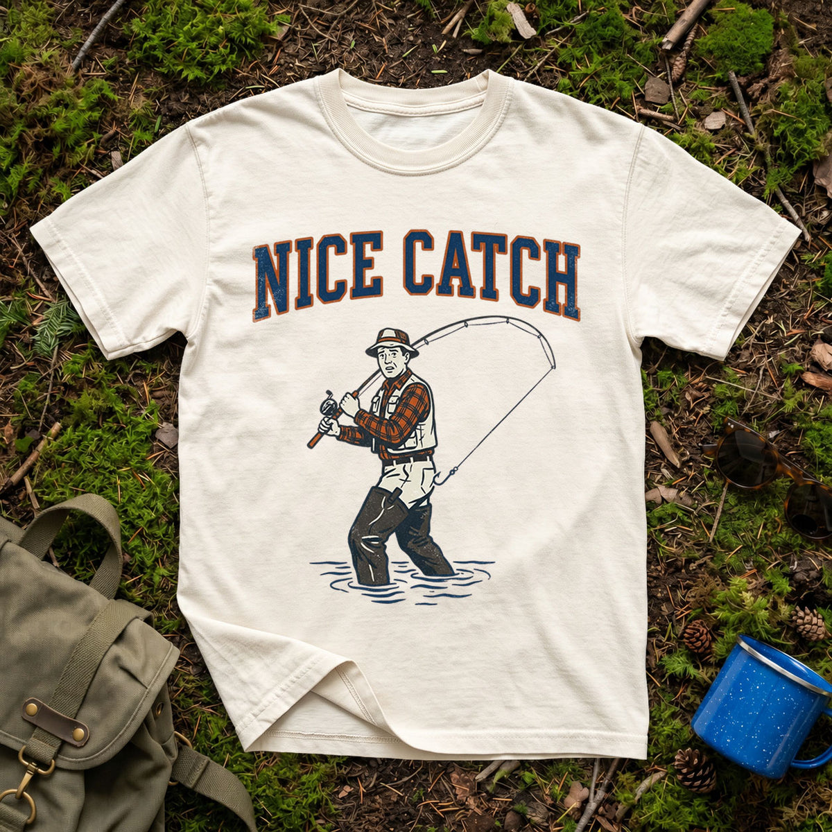 Nice Catch Fisherman T-shirt