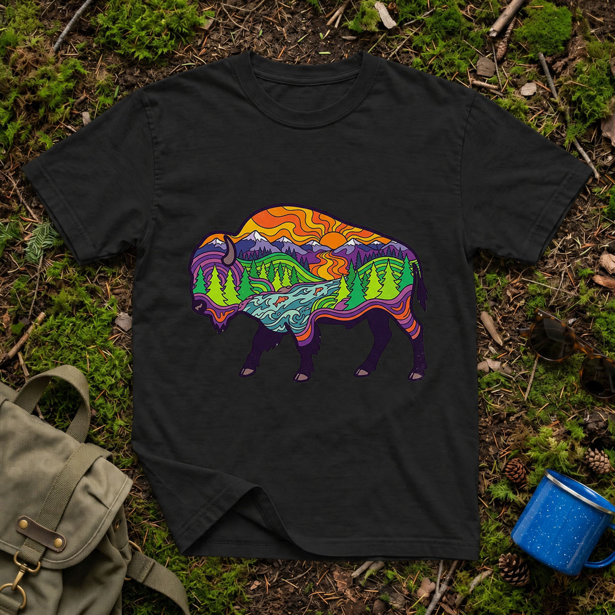 The Roaming Bison T-shirt