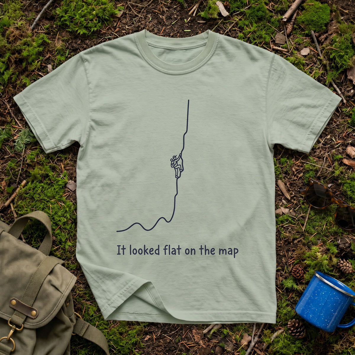 Flat on the Map T-Shirt