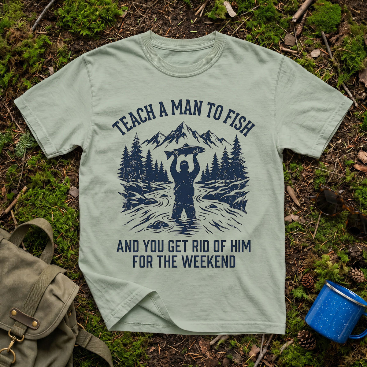 Teach a Man to Fish T-Shirt