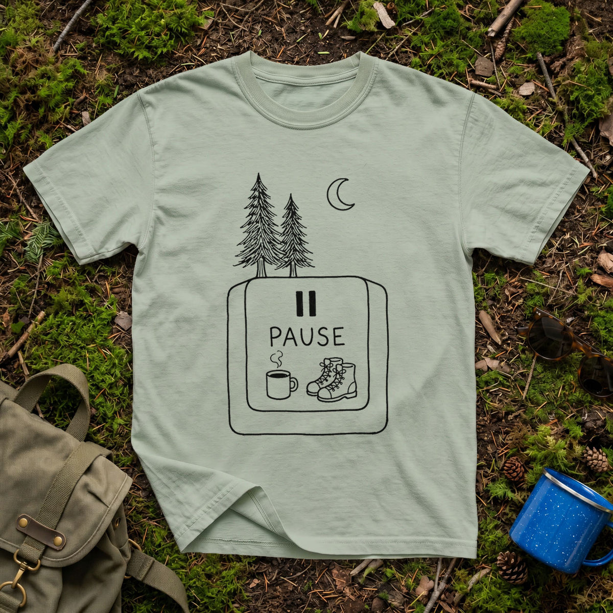 Pause on the Trail (Key) T-Shirt