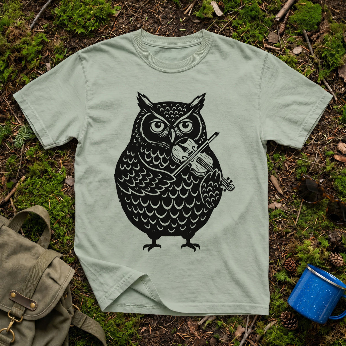 The Fiddle Owl T-Shirt