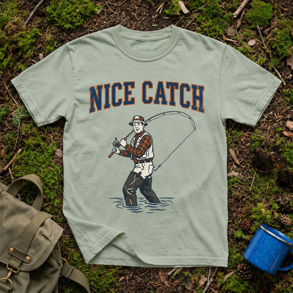 Nice Catch Fisherman T-shirt