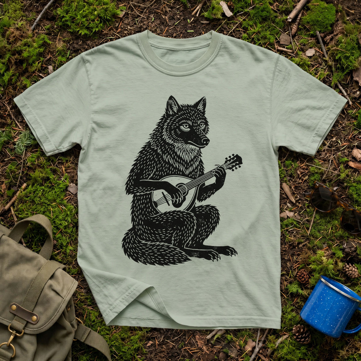 The Mandolin Wolf T-Shirt