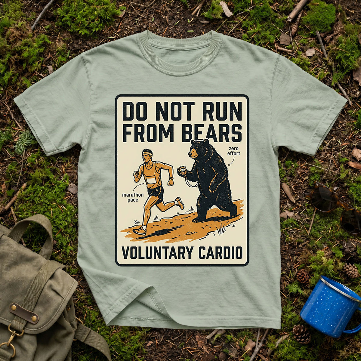 Do Not Run from Bears T-Shirt