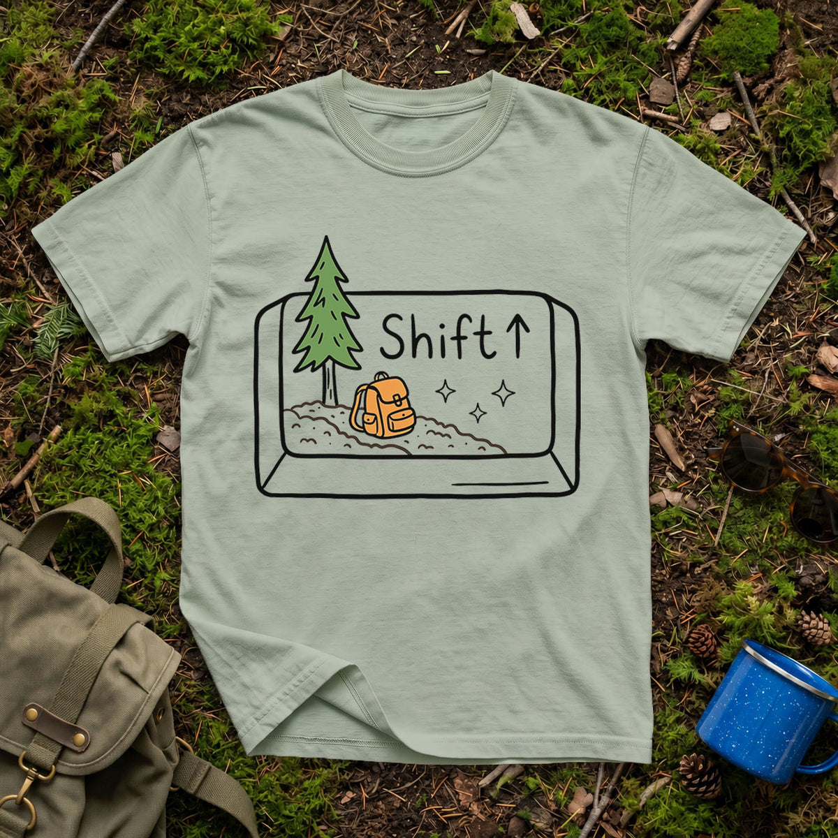 Shift to the Woods (Key) T-Shirt
