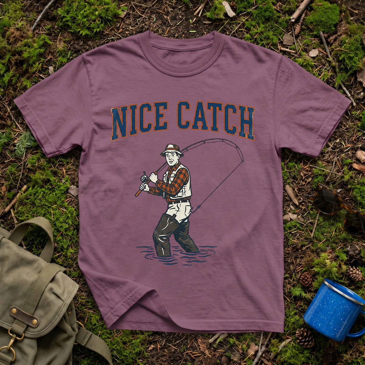 Nice Catch Fisherman T-shirt