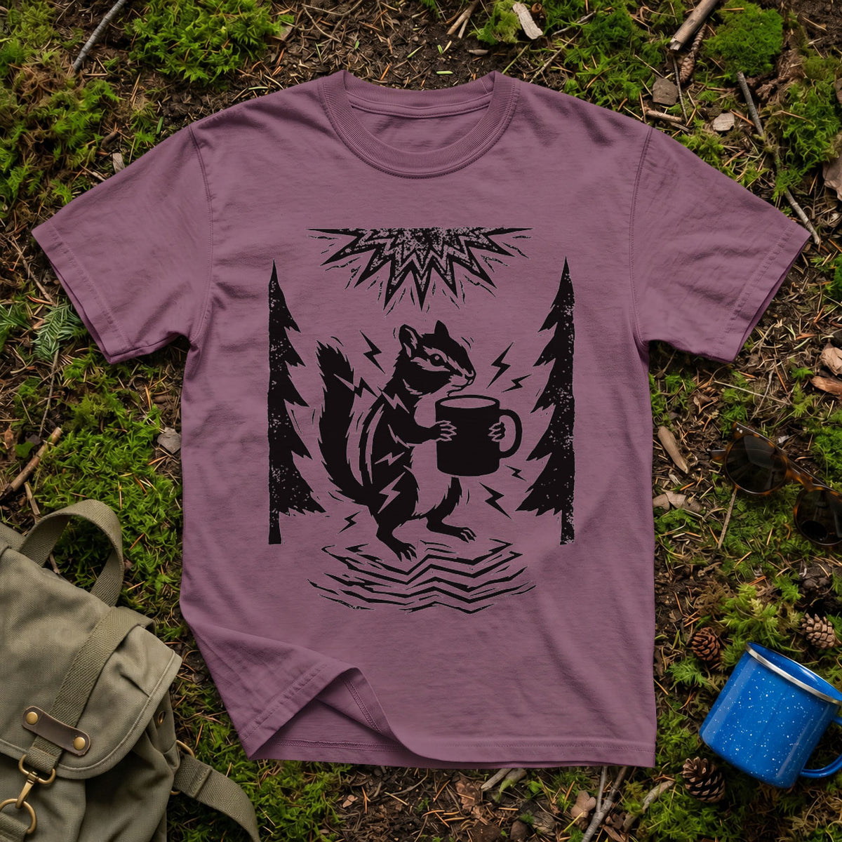 The Caffeinated Chipmunk T-Shirt