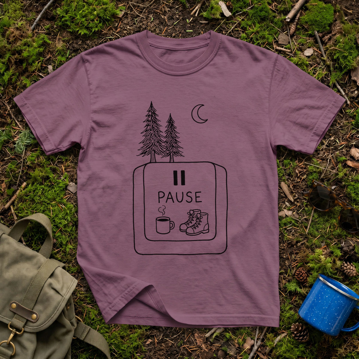 Pause on the Trail (Key) T-Shirt