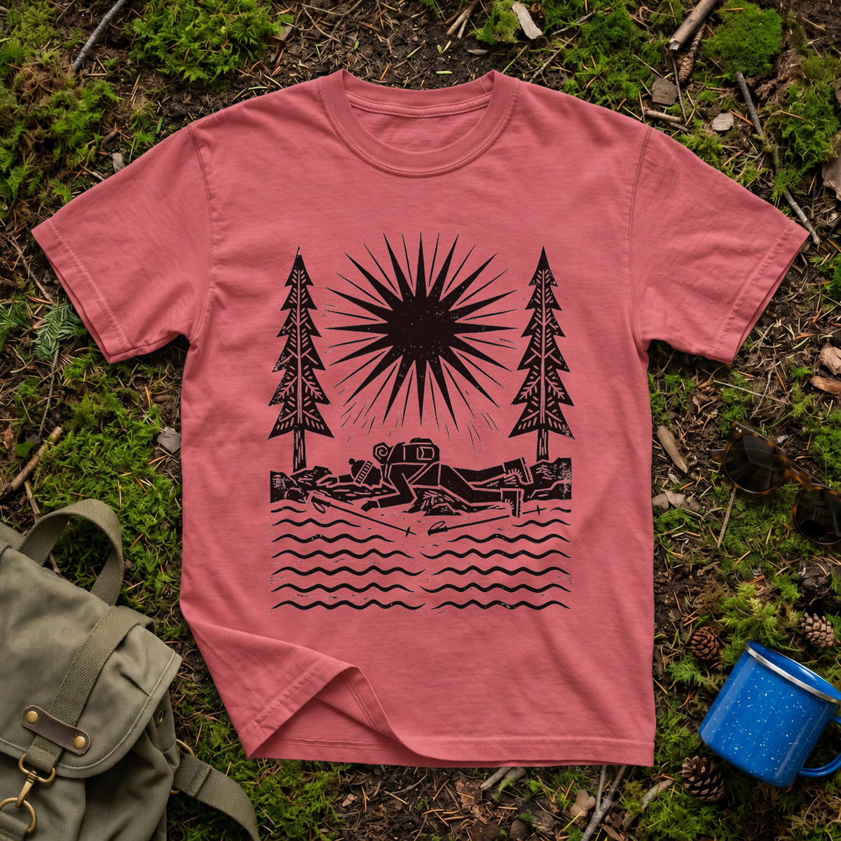 The Defeated Backpacker T-Shirt