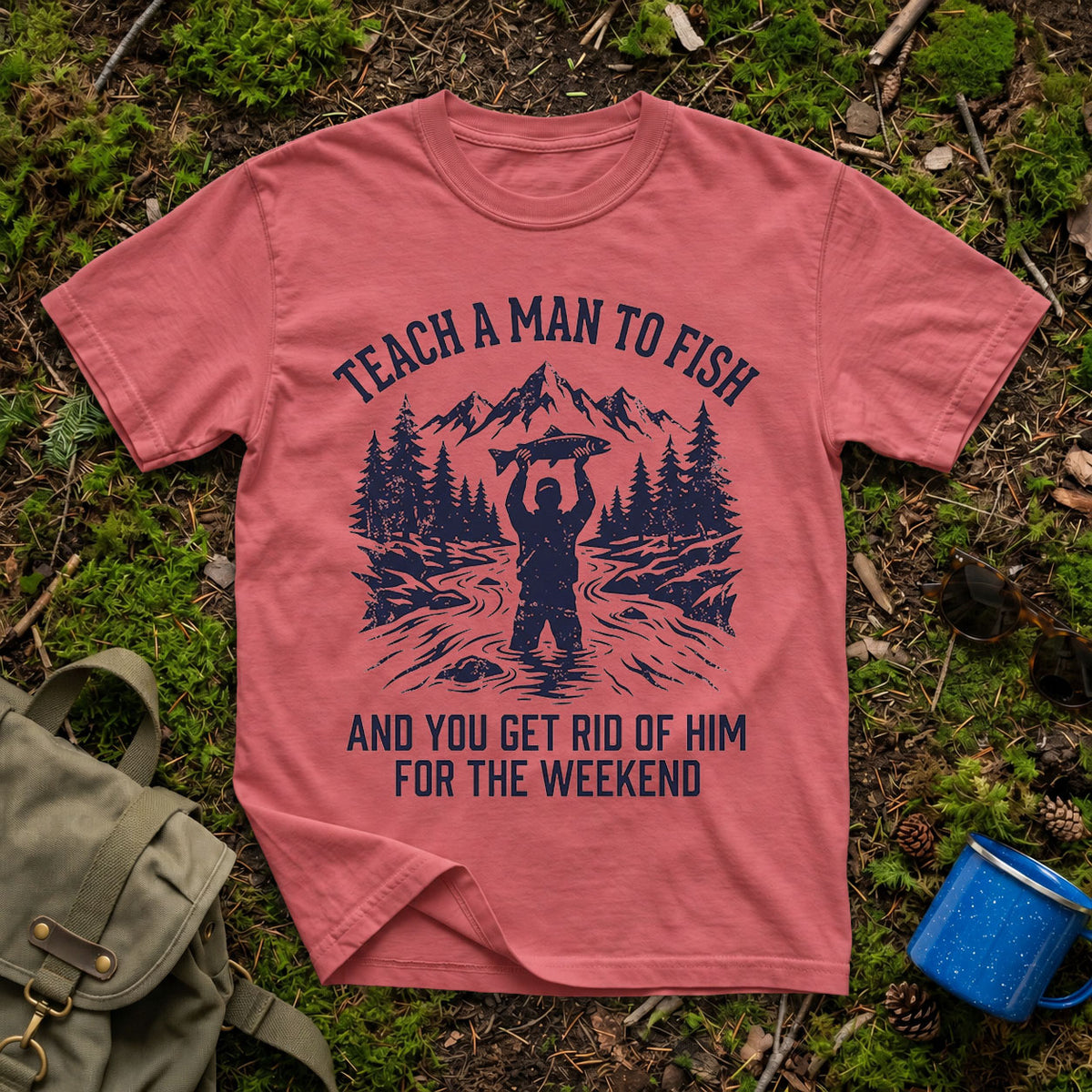 Teach a Man to Fish T-Shirt