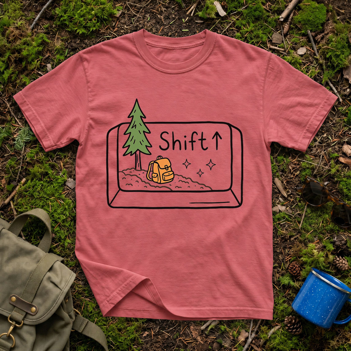 Shift to the Woods (Key) T-Shirt