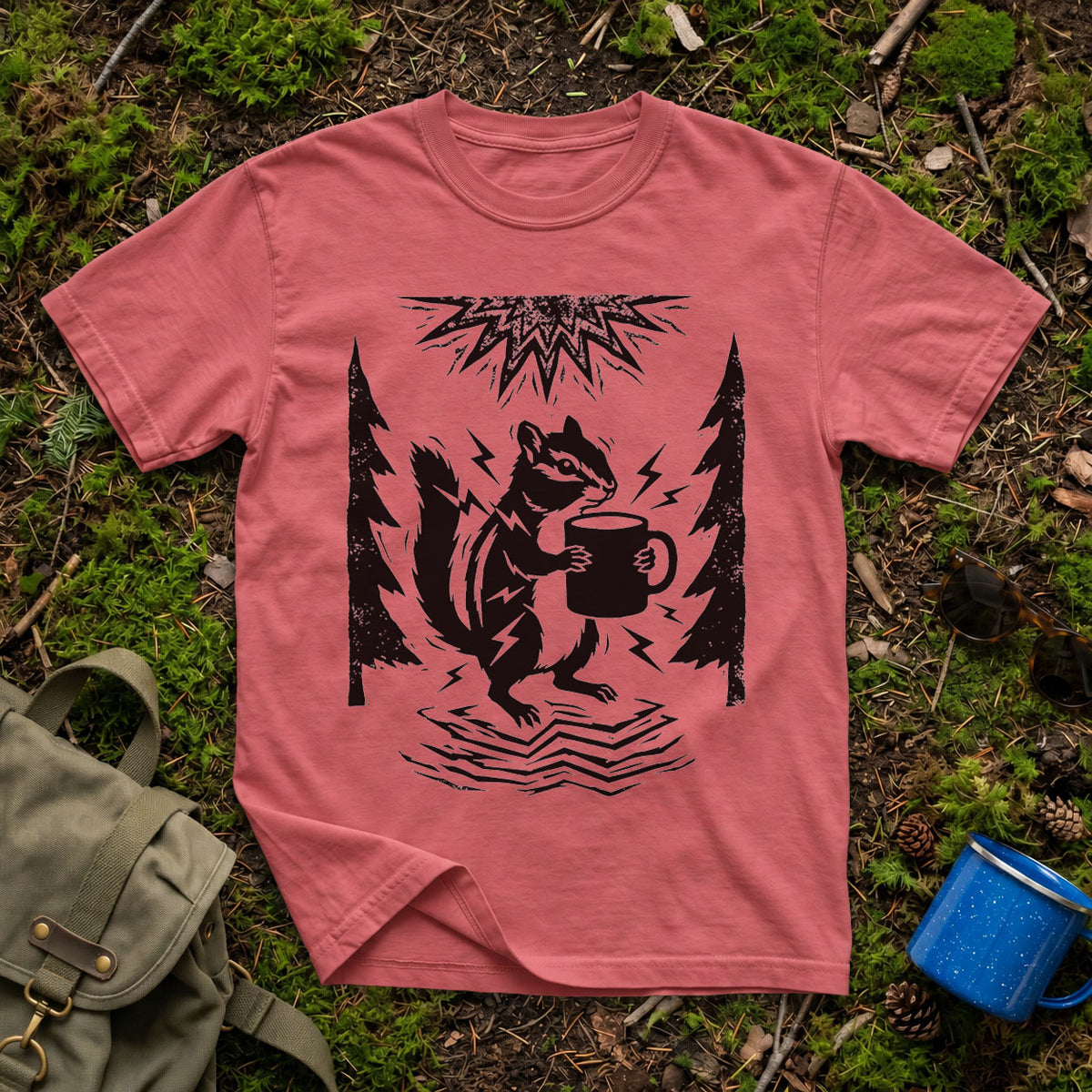 The Caffeinated Chipmunk T-Shirt