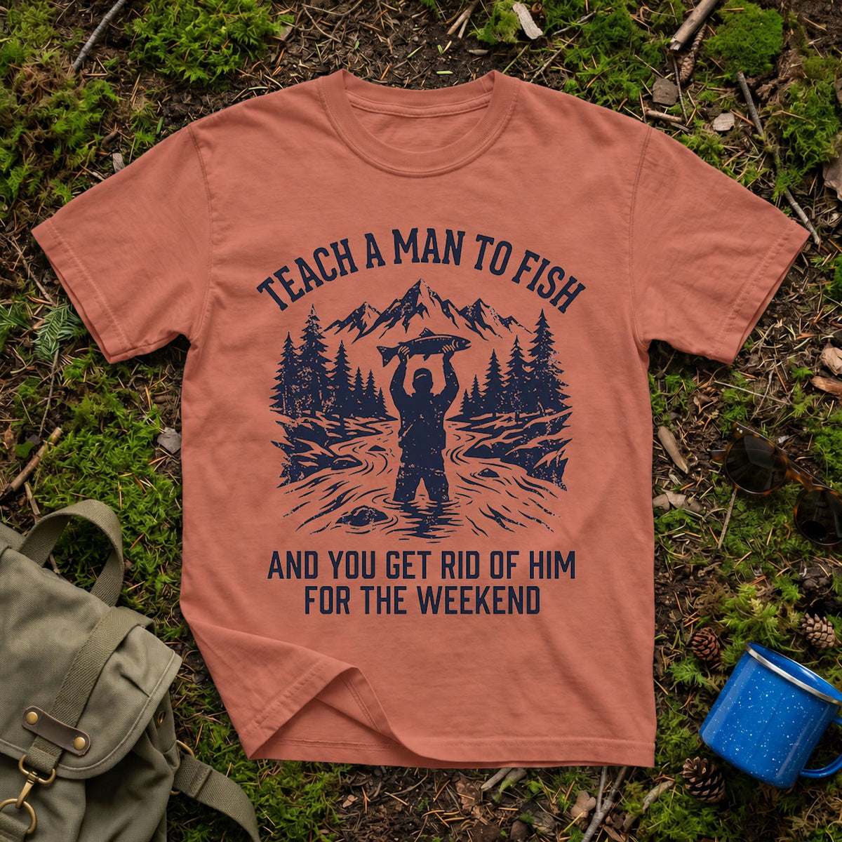 Teach a Man to Fish T-Shirt