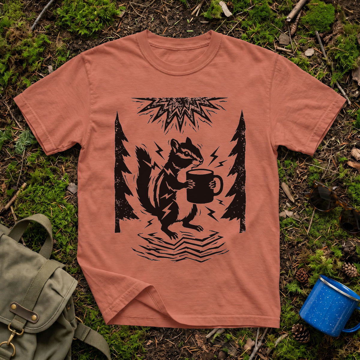 The Caffeinated Chipmunk T-Shirt