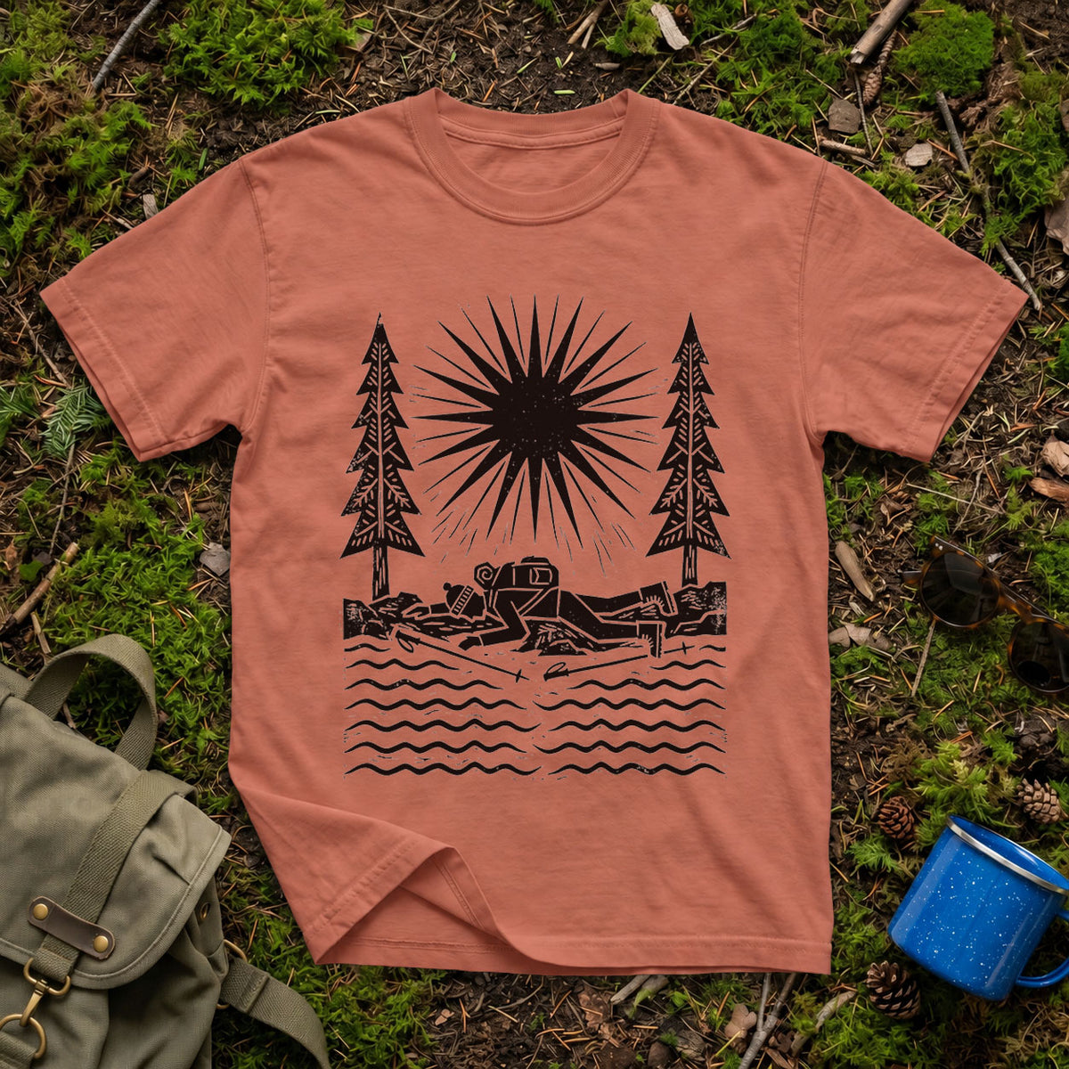 The Defeated Backpacker T-Shirt