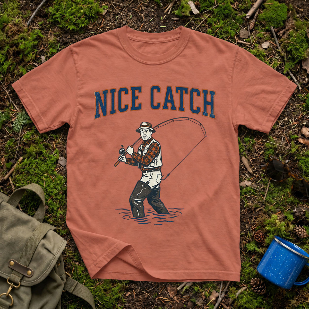 Nice Catch Fisherman T-shirt