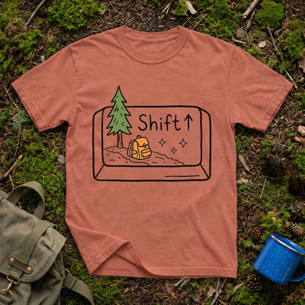 Shift to the Woods (Key) T-Shirt