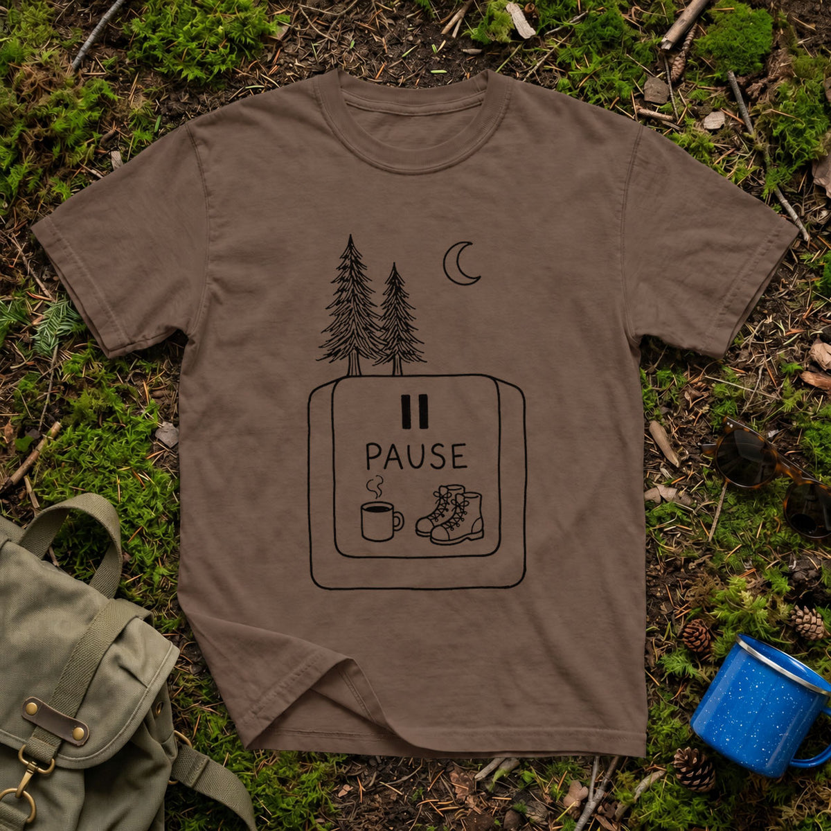 Pause on the Trail (Key) T-Shirt