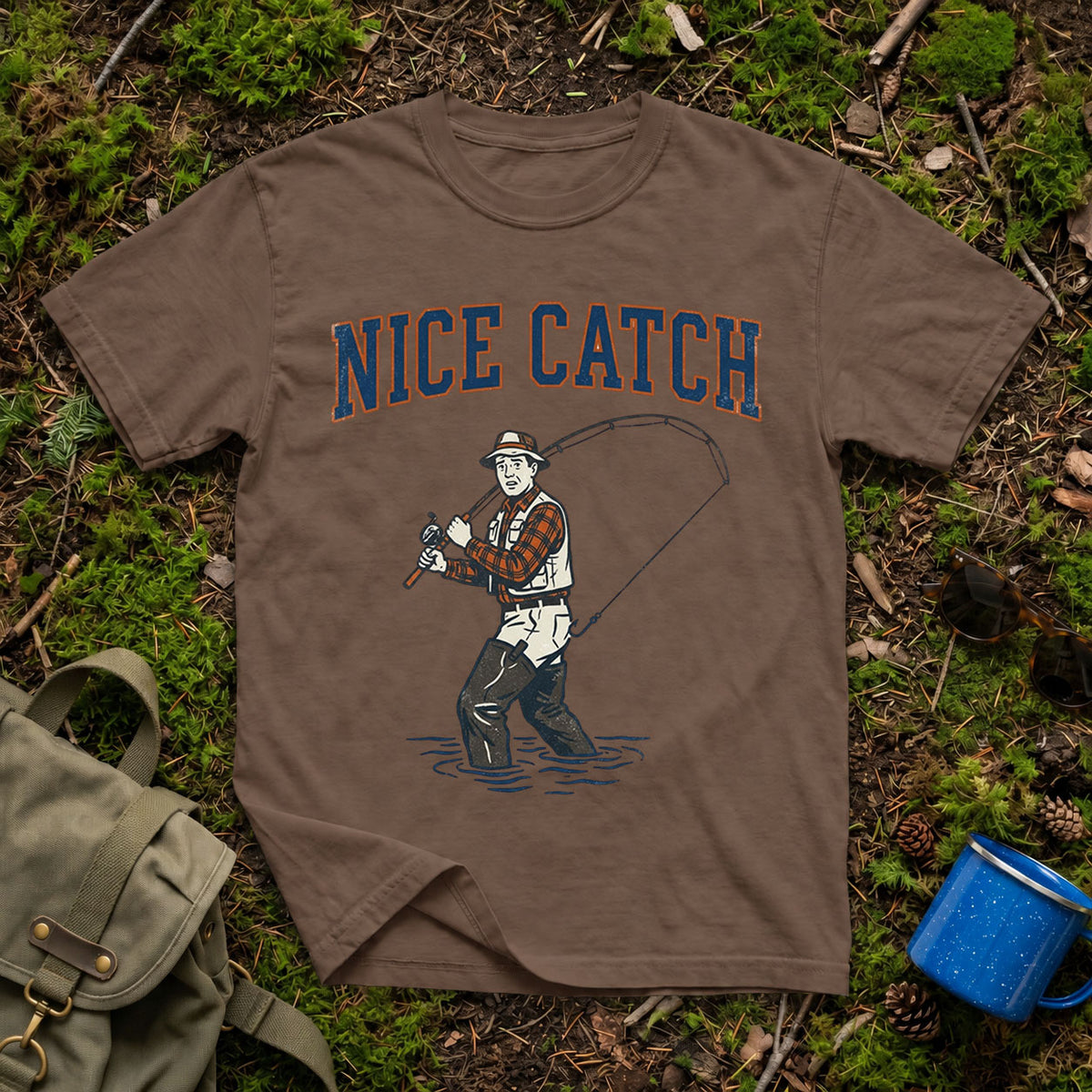 Nice Catch Fisherman T-shirt