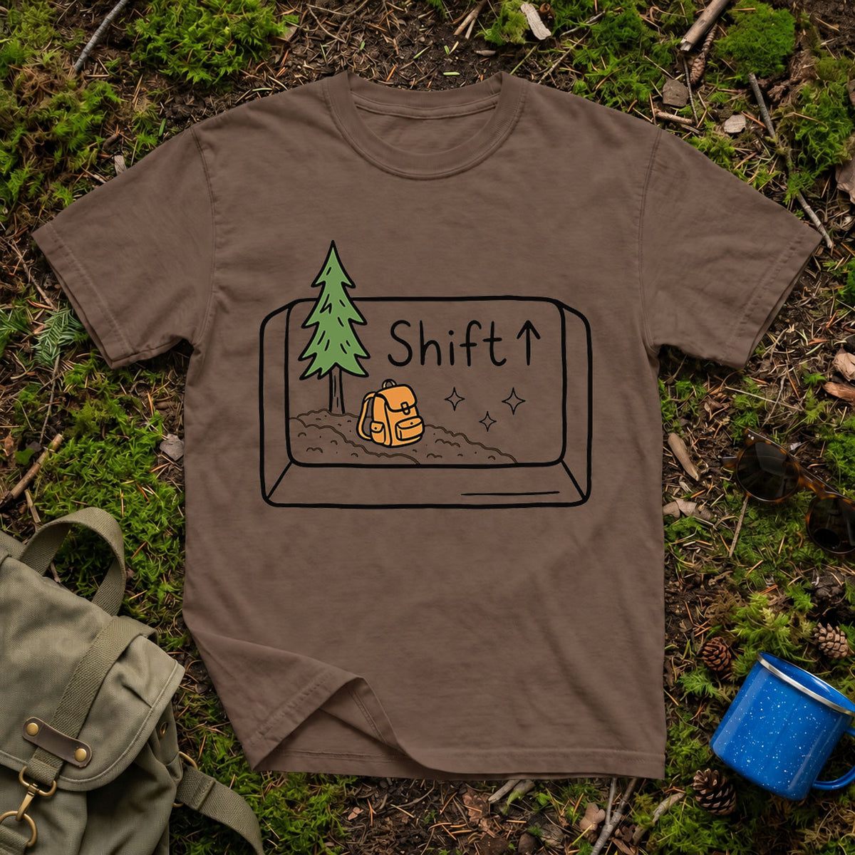 Shift to the Woods (Key) T-Shirt