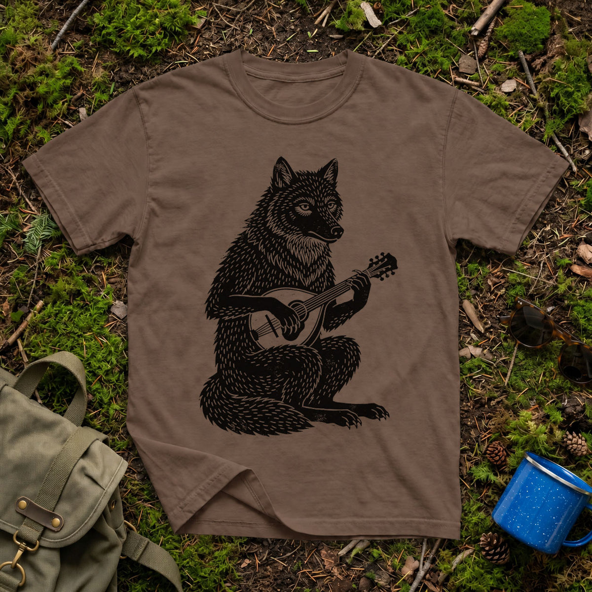 The Mandolin Wolf T-Shirt
