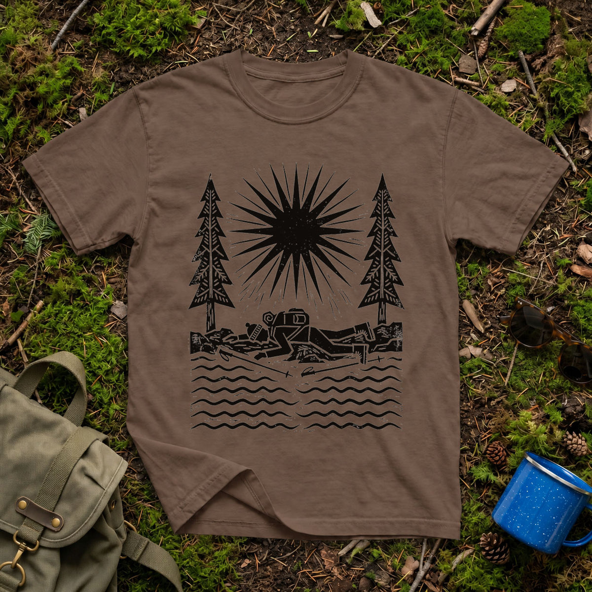 The Defeated Backpacker T-Shirt