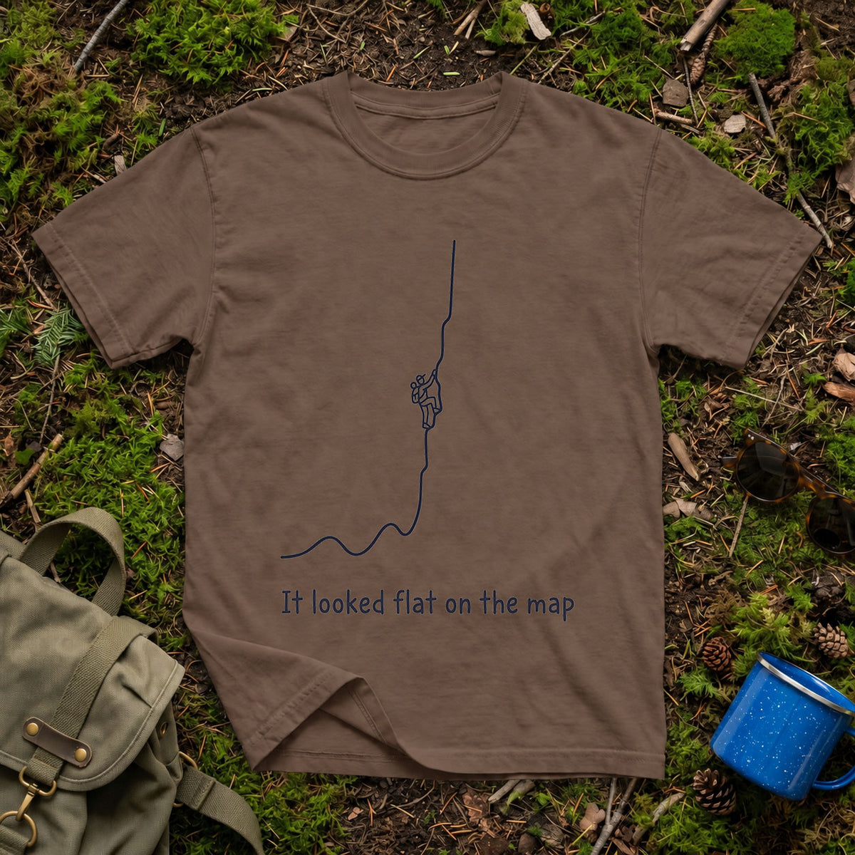 Flat on the Map T-Shirt