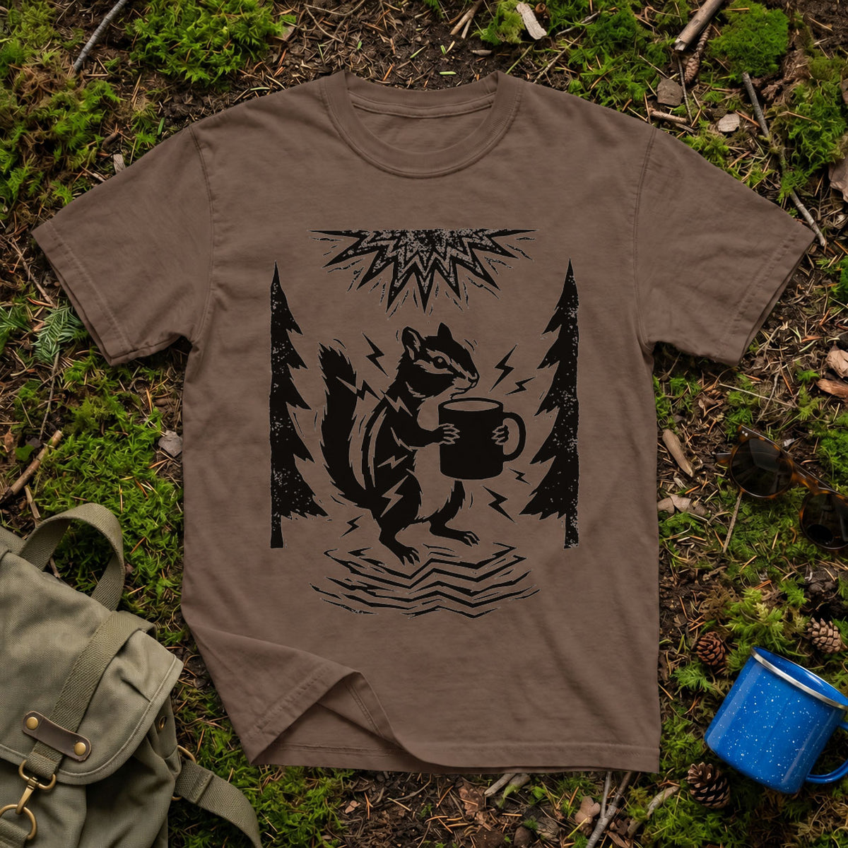 The Caffeinated Chipmunk T-Shirt