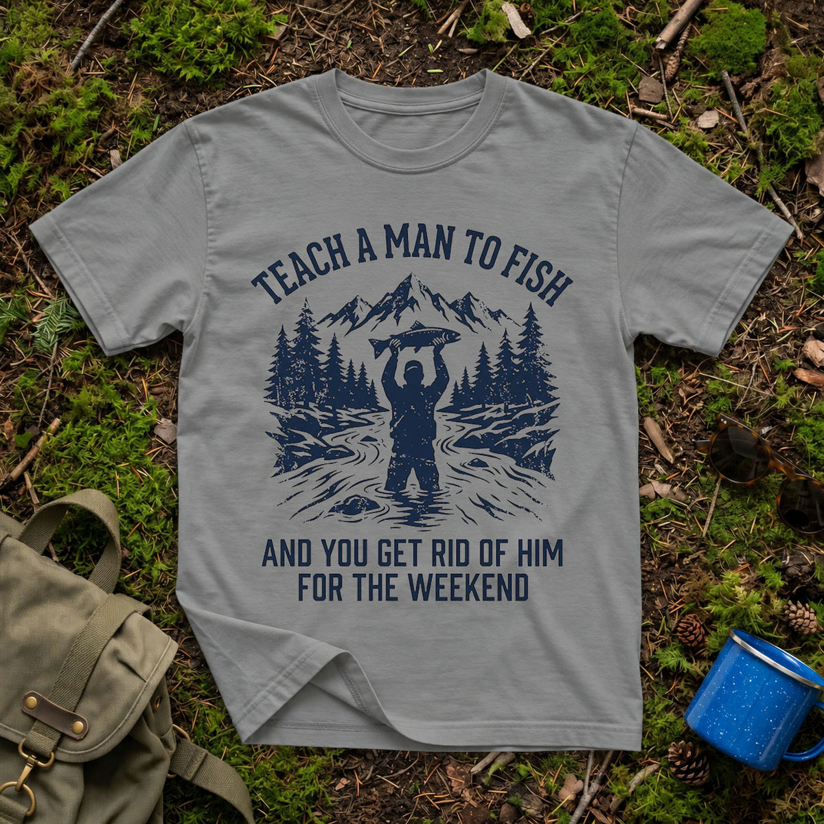 Teach a Man to Fish T-Shirt