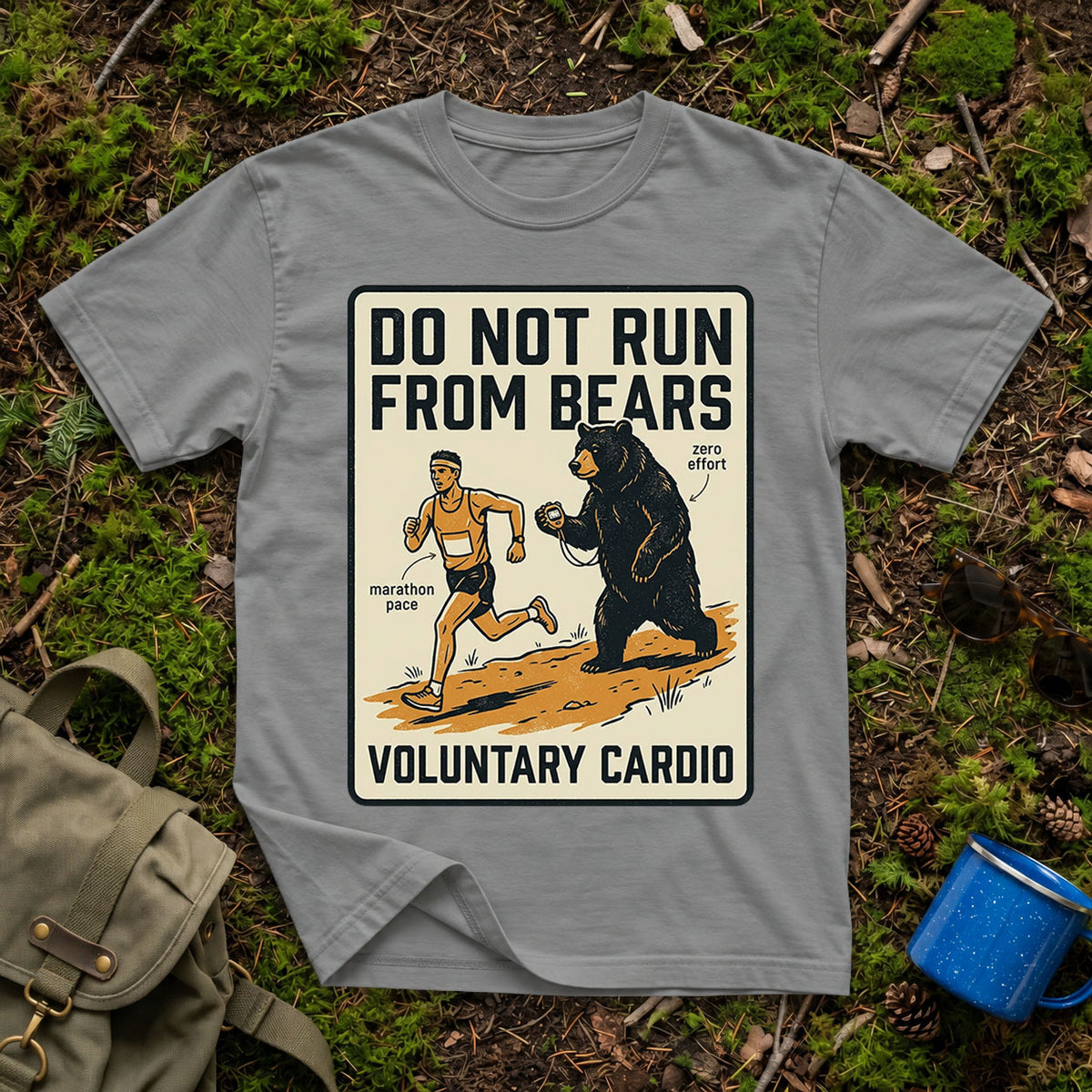Do Not Run from Bears T-Shirt