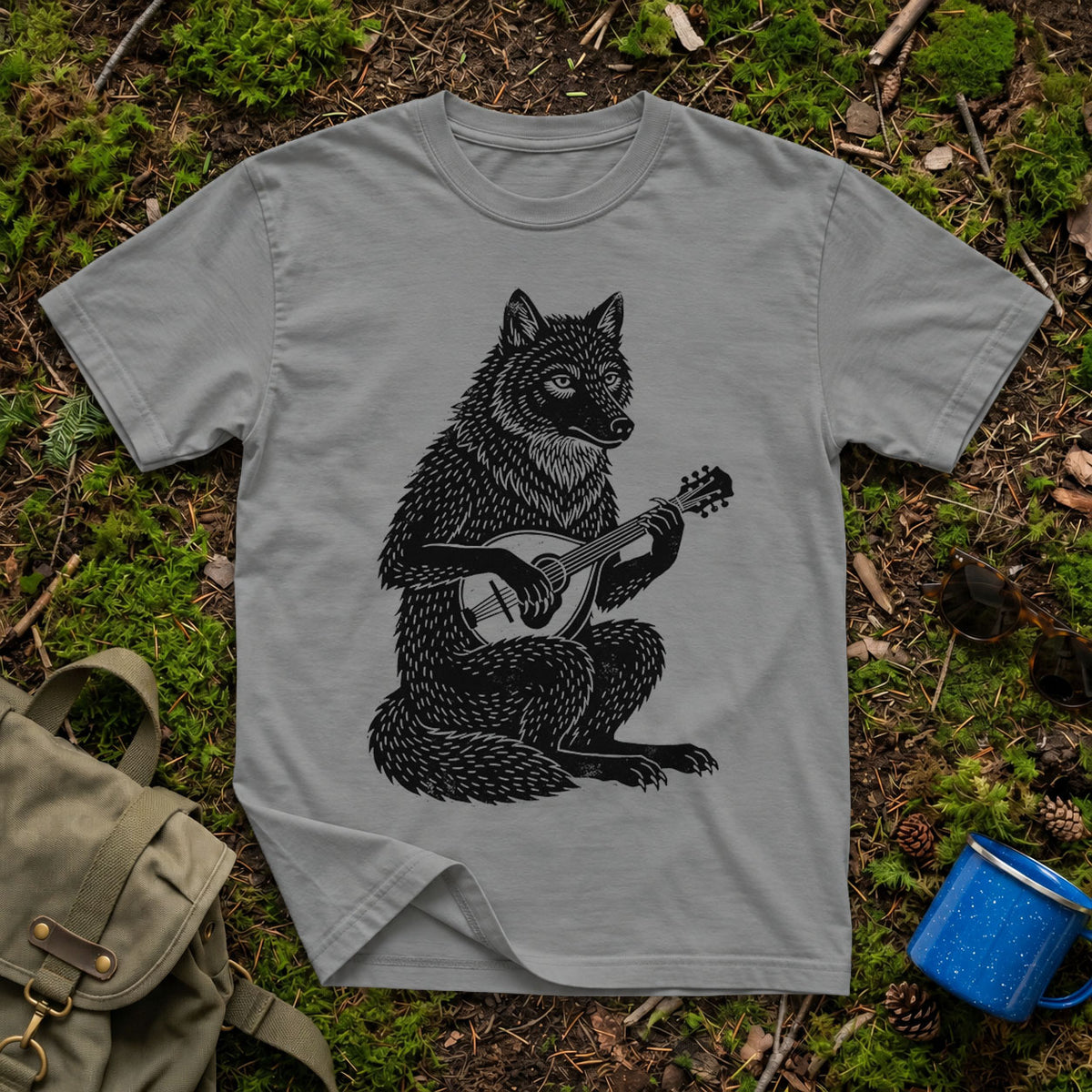 The Mandolin Wolf T-Shirt