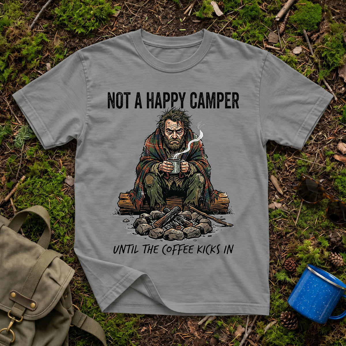 Happy Camper Warning T-Shirt