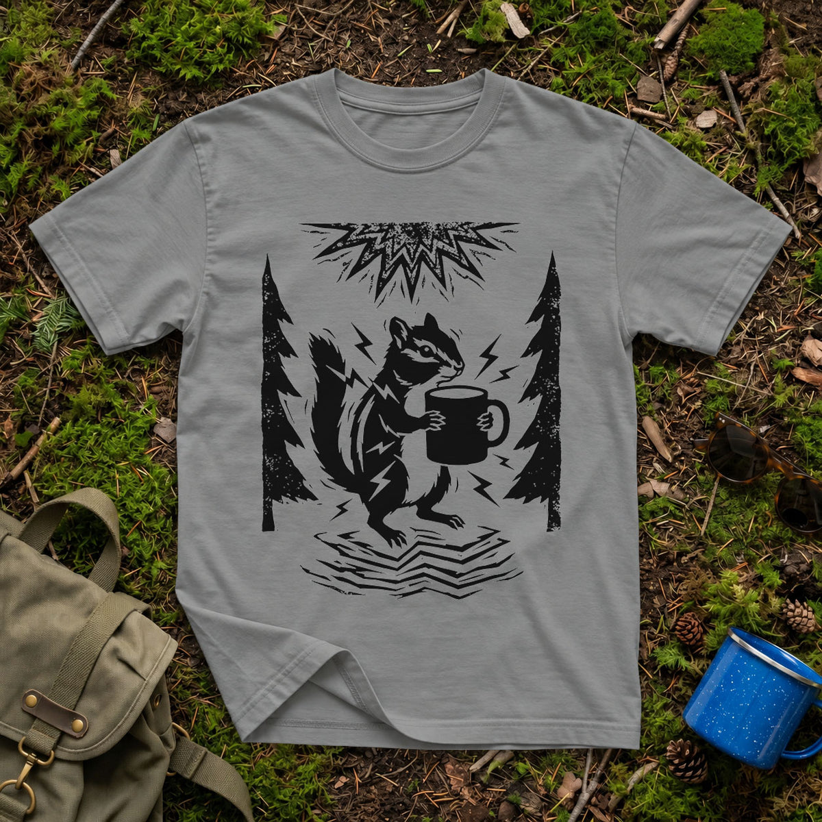 The Caffeinated Chipmunk T-Shirt