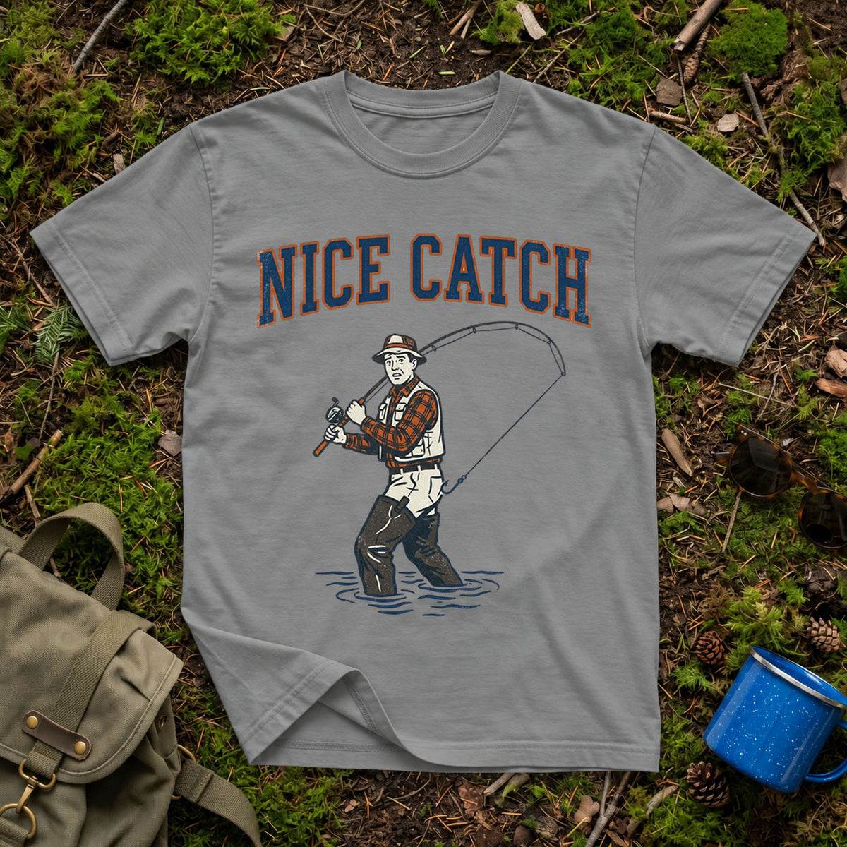 Nice Catch Fisherman T-shirt