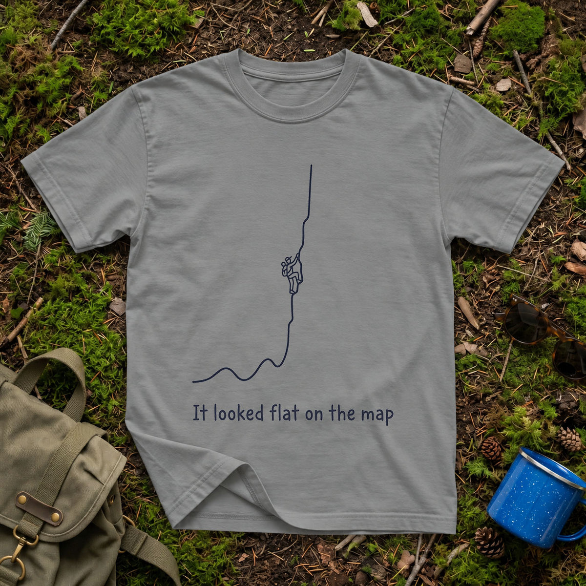 Flat on the Map T-Shirt