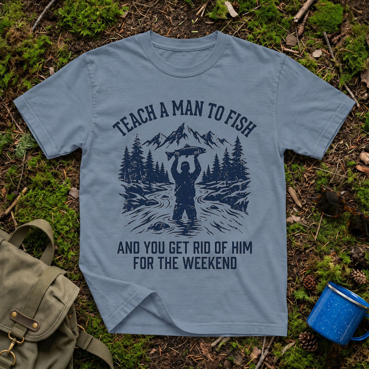 Teach a Man to Fish T-Shirt