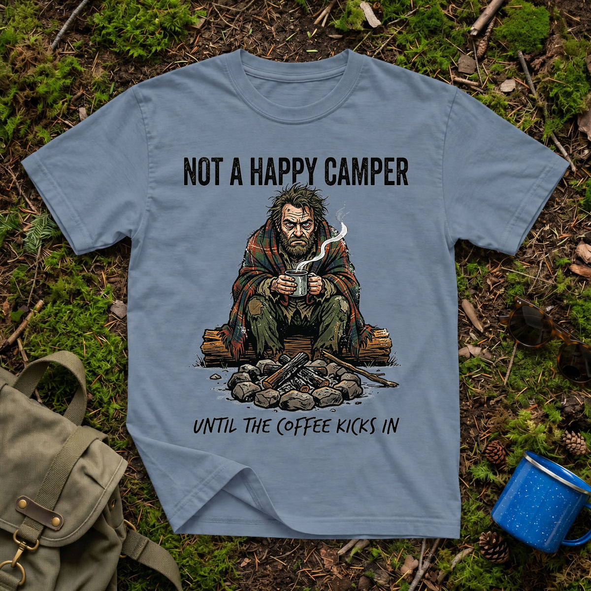 Happy Camper Warning T-Shirt