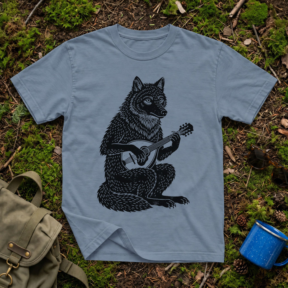 The Mandolin Wolf T-Shirt