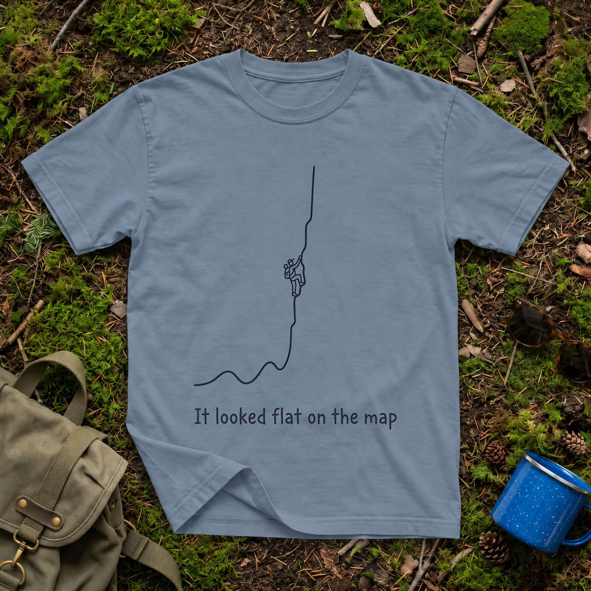 Flat on the Map T-Shirt