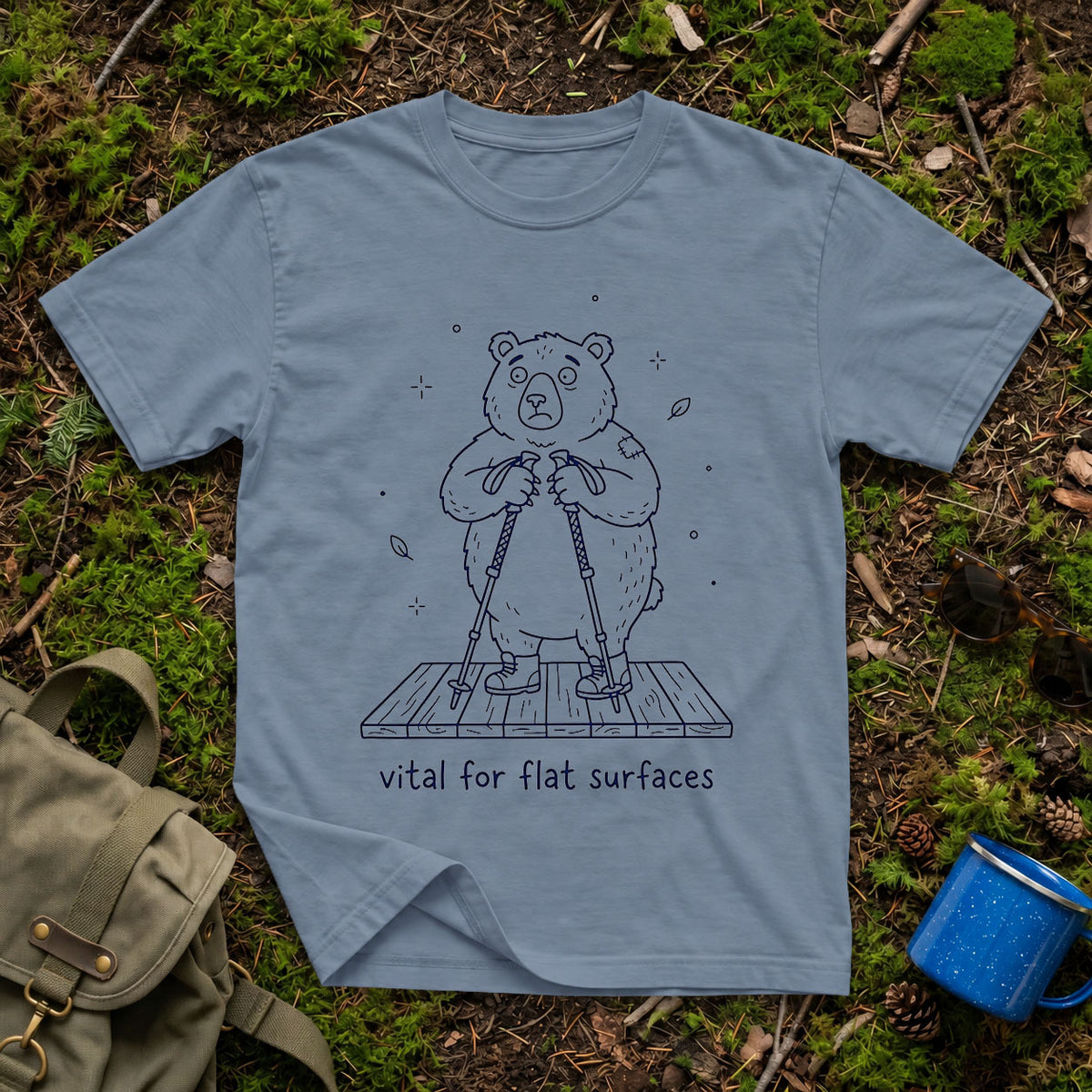 The Trekking Pole Dependency T-Shirt