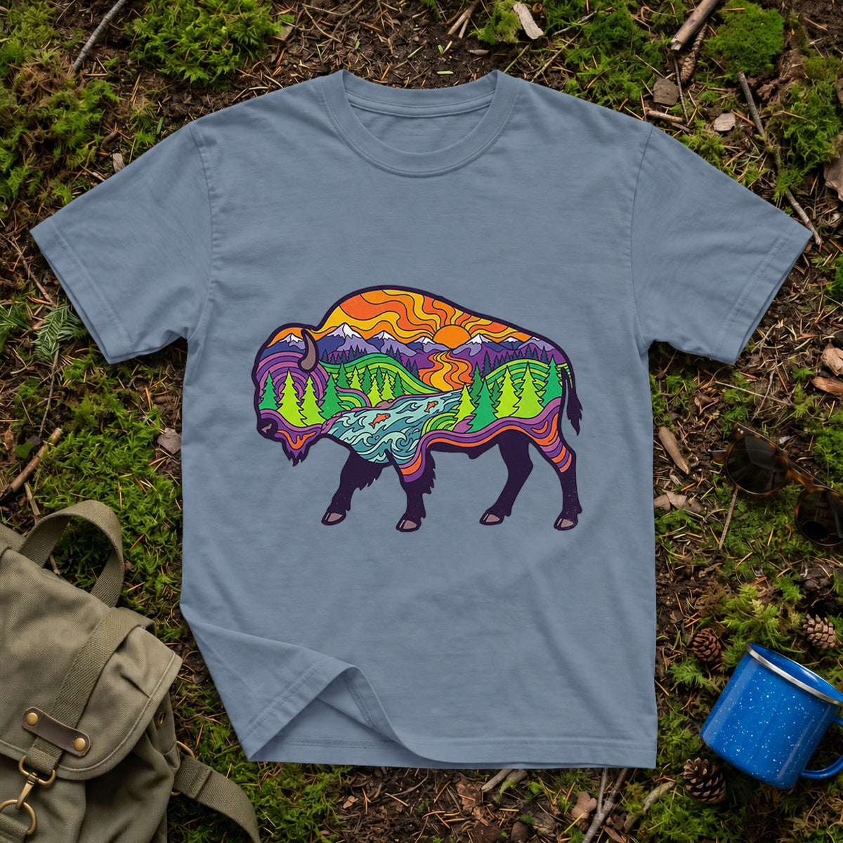 The Roaming Bison T-shirt
