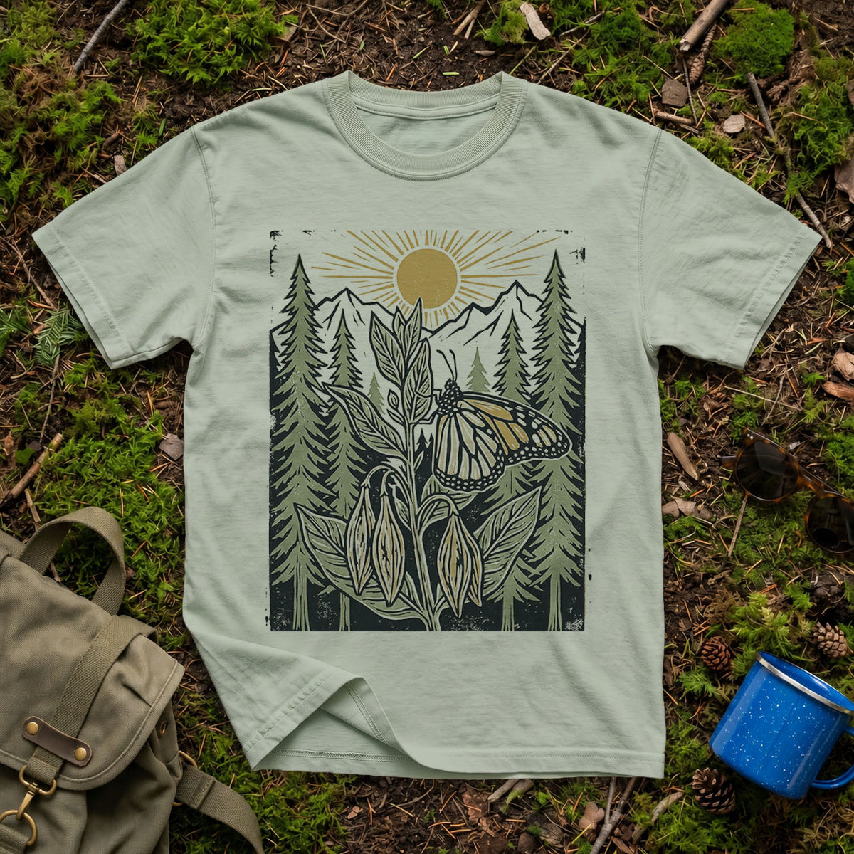 The Monarch & Milkweed T-Shirt