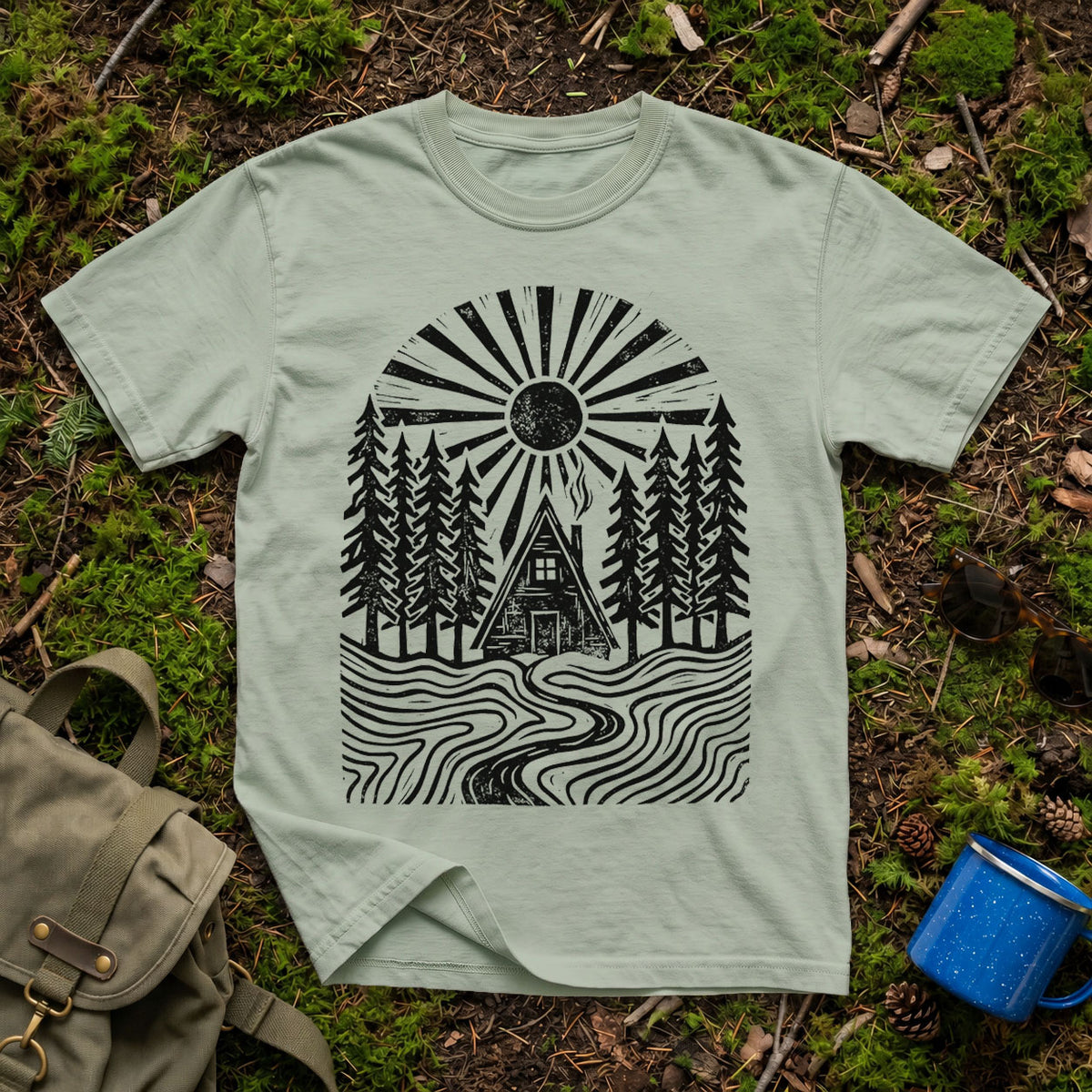 The Alpine Ridge Cabin T-Shirt